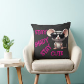 可愛いネズミを残して日陰 クッション (椅子)