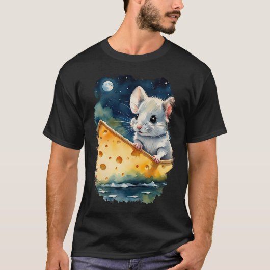 可愛いネズミ Tシャツ (正面)