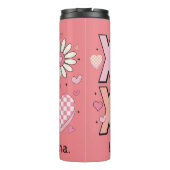 可愛いハグ&キスXOXOピンクラブinバレンタインデー タンブラー (裏面)