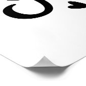 可愛いハチ好きの作品懸命ハニーワードアート ポスター (角)