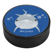 可愛いハッピーかわいいイルカ漫画 アイスホッケーパック (3/4)