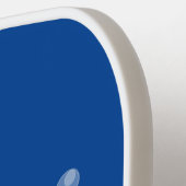 可愛いハッピーかわいいイルカ漫画 ピックルボールラケット (左詳細)