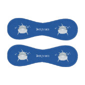 可愛いハッピーかわいいイルカ漫画 野球ボール (パネル)