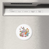 可愛いハッピーイースター格言 マグネット (インサイチュ (食洗機))