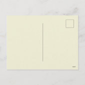 可愛いハッピーイースター牛の家畜 シーズンポストカード (裏面)