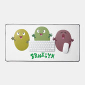 可愛いハッピーオリーブが漫画を歌う デスクマット (キーボード&マウス)