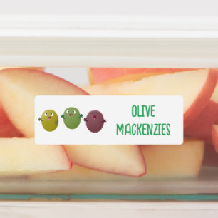 可愛いハッピーオリーブが漫画を歌パーソナライズされたう ラベル