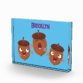 可愛いハッピーコーンが漫画を歌子供へう フォトブロック (右)