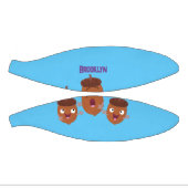 可愛いハッピーコーンが漫画を歌子供へう ミニバスケットボール (パネル)