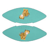 可愛いハッピータイガーの可愛い漫画 アメリカンフットボール (パネル)