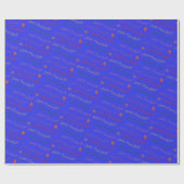 可愛いハッピーハンヌカー ラッピングペーパー (フラット)