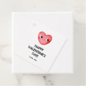 可愛いハッピーバレンタインデーベビーハート フェイバータグ (インサイチュ)