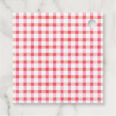 可愛いハッピーバレンタインデーベビーハート フェイバータグ (裏面)