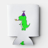 可愛いハッピーバースデー恐竜 缶クーラー (裏面)