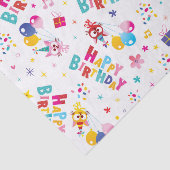 可愛いハッピーバースデー柄 薄葉紙 (詳細)