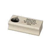 可愛いハッピーパープルイチジクのフルーツマンガ ラバースタンプ (スタンプ)