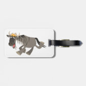 可愛いハッピーマンガワイルドベースト荷物タグ ラゲッジタグ (裏面横)