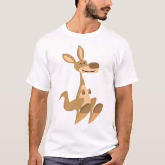 可愛いハッピーマンガKangaroo子供Tシャツ Tシャツ