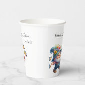 可愛いハッピー格言と蝶の赤ちゃんシャワー 紙コップ (右)