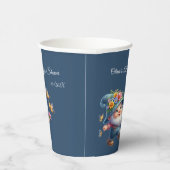 可愛いハッピー格言と蝶の赤ちゃんシャワー 紙コップ (右)