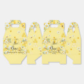 可愛いハニービーイエローフローラ1歳の誕生日1 フェイバーボックス (見開き)