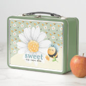 可愛いハニービー柄カスタマイズ可能 メタルランチボックス (インサイチュ)