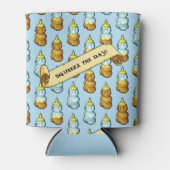 可愛いハニーベアースクイーズ！80年代レトロ作品 缶クーラー (正面)