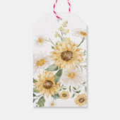 可愛いハニーベアーベイビーシャワーありがとう ギフトタグ (裏面)