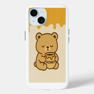 可愛いハニーベアIPhoneケース iPhone 15ケース