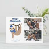 可愛いハヌッカスロース2フォトコラージュ シーズンカード (スタンド正面)