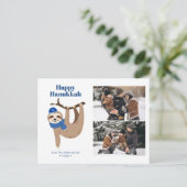 可愛いハヌッカスロース2フォトコラージュ シーズンポストカード (スタンド正面)