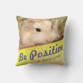 可愛いハムスター前向きベ素晴らしア クッション (裏面)