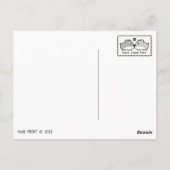 可愛いハムスター好き ポストカード (裏面)