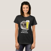 可愛いハムスター ビール Tシャツ (正面フル)