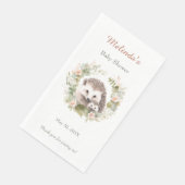 可愛いハリネズミ付きウッドランド赤ちゃんシャワー (コーナー)