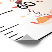 可愛いハリネズミ成長図 ポスター (角)