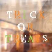 可愛いハロウィンおもしろいの装飾を扱うトリック ウィンドウサイン (シート2)