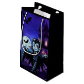 可愛いハロウィンお洒落ヴァンパイア スモールペーパーバッグ (裏面アングル)