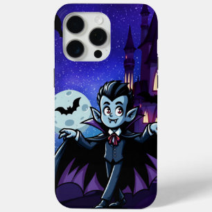 可愛いハロウィンお洒落ヴァンパイア iPhone 15 PRO MAXケース