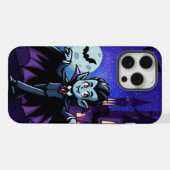 可愛いハロウィンお洒落ヴァンパイア iPhoneケース (裏面横)