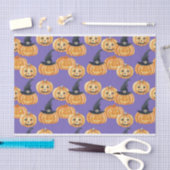 可愛いハロウィンジャックOランタンカボチャ 薄葉紙 (クラフト)