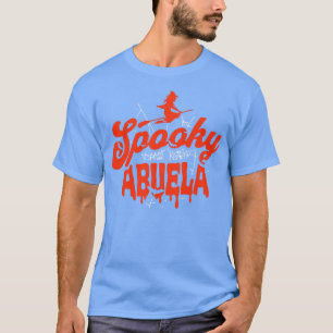 可愛いハロウィン不気味アブエラオレンジとブラックホール Tシャツ