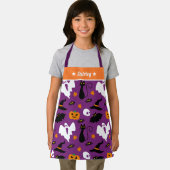 可愛いハロウィン子供へパーソナライズされた要素 エプロン (インサイチュ)