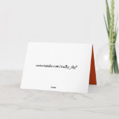 可愛いハロウィン幽霊I Love Card カード (裏面)