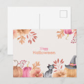 可愛いハロウィン葉書 ポストカード (正面/裏面)