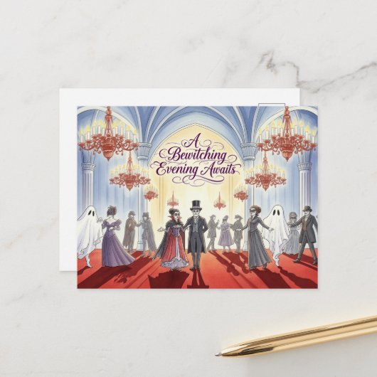 可愛いハロウィン葉書 ポストカード (正面/裏面インサイチュ)