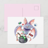 可愛いハロウィン葉書 ポストカード (正面/裏面)