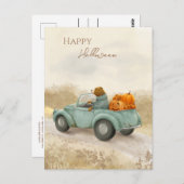 可愛いハロウィン葉書 ポストカード (正面/裏面)