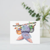 可愛いハロウィン葉書 ポストカード (スタンド正面)