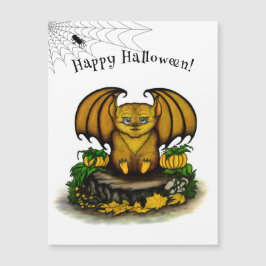 可愛いハロウィーンこうもり磁気カード